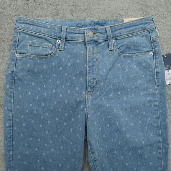 Universal Thread Jeans Women's 10 Blue High-Rise Skinny Denim 28.5" Inseam NWT - Picture 9 of 16
